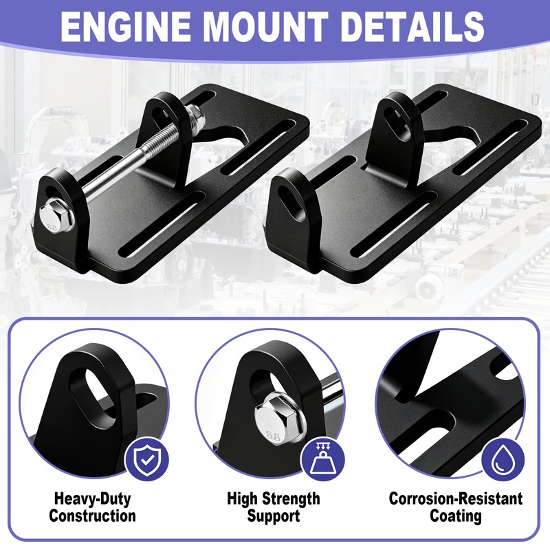 LS Swap Motor Mounts for 1973-1998 Chevy GMC C10 C/K