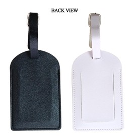 Tbecor 2 Pcs Mr Mrs Luggage Tags, Honeymoon Wedding Bridal Shower Gift, Cute Couple Travel Suitcase Tags (Black, White)