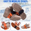 Ice Cleats Mid-Sole Snow Traction Cleats for Boots and Shoes