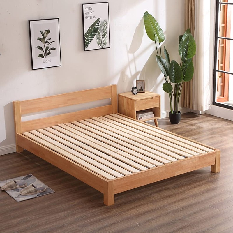 4 Set Bed Rail Brackets-Bed Frame Hardware for Wood Bed