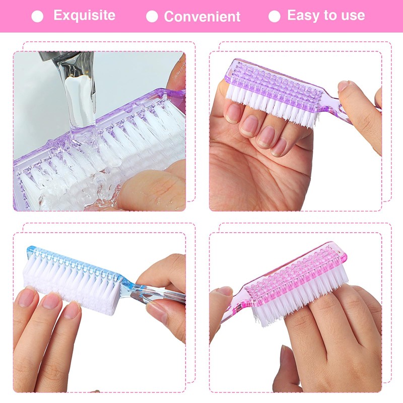 Patelai 15 Pieces Nail Brush Handle Grip for Cleaning Fingernails