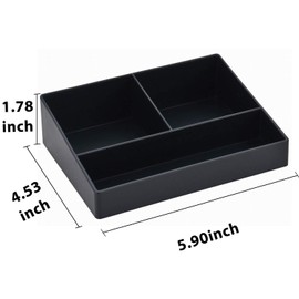 VINN DUNN ROCHE Practical Coffee Packet Sugar Sauce Sachet Holder and Tea Box for Hotel(Black)