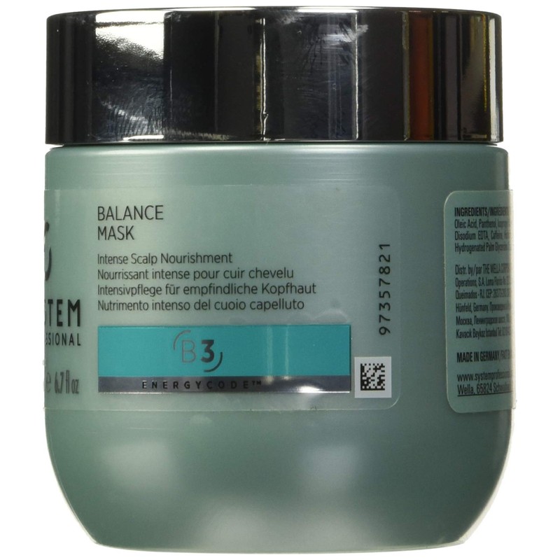 System Professional Energy Code Derma Balance Mask B3 200 ml