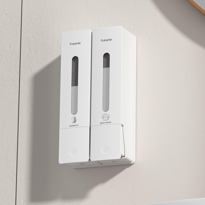 1984 Shampoo and Conditioner Dispenser Wall Mount Shower Dispenser 2