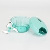 Ourokhome Portable Pull Onion Chopper- Manual Slicer for Vegetables, Fruits,