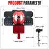 Hinge Jig Drilling Hole Puncher, 35mm Aluminum Alloy Hinge Jig,