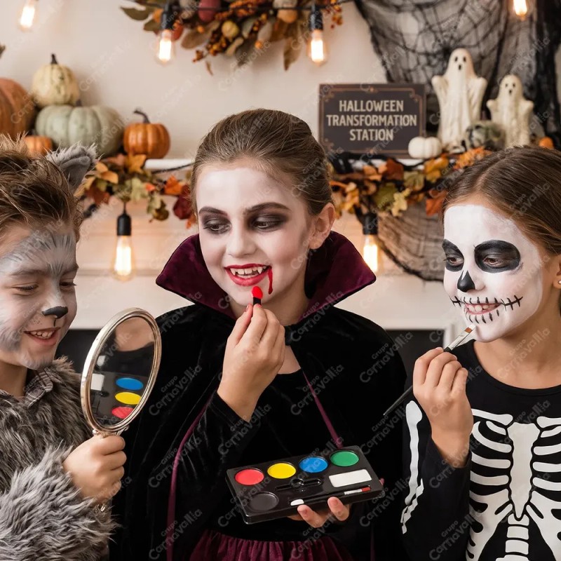 Kit Maquillaje Pintacarita Base Facial Bodypaint