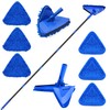 Dolanx Wall Mop Cleaner Long Handle 80 inches, 180° Folding
