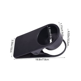 JUNPINGLIN Drinking Cup Holder Clip Multifunction Edges Cupholder Clip Design Drink Clips for Home Car Office Table Desk Chair Water Drink