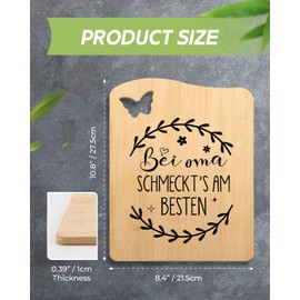 CadeauJoie Gift for Grandma, Grandma Gift, Birthday, UV Printed Bamboo Chopping Board, Birthday Gifts, Mother's Day Gift for Grandma