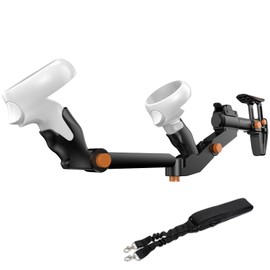 SUPERVR VR Gunstock Accesorries for Quest 2 Meta Quest 3/Quest Pro/Quest 3S Gun Stock Customizes Shape Length FPS Gams Gear Controllers Accessories