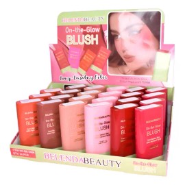 Caja De 24 Rubores Blush En Barra Stick Humectante Colores 6 Tonos Diferentes