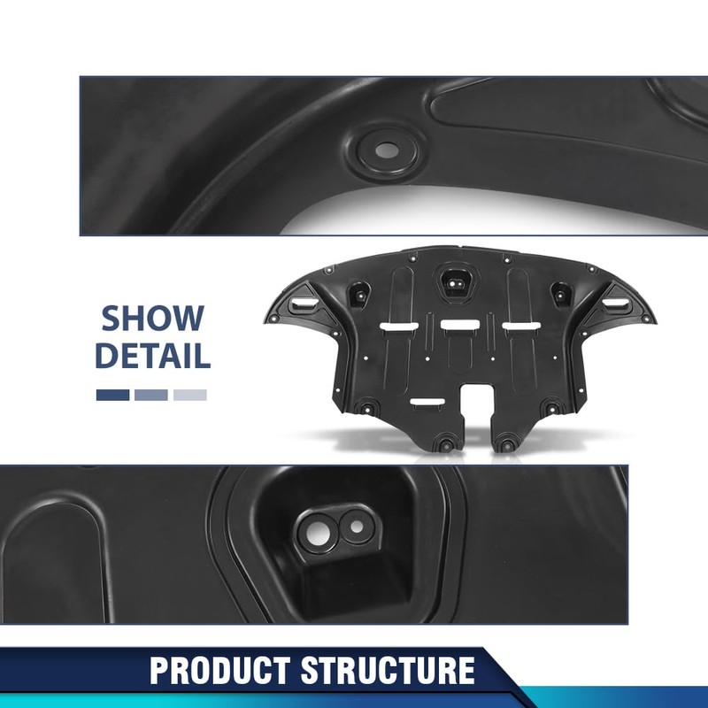 PIT66 Front Engine Splash Shield Compatible with Hyundai Tucson 2016-2021