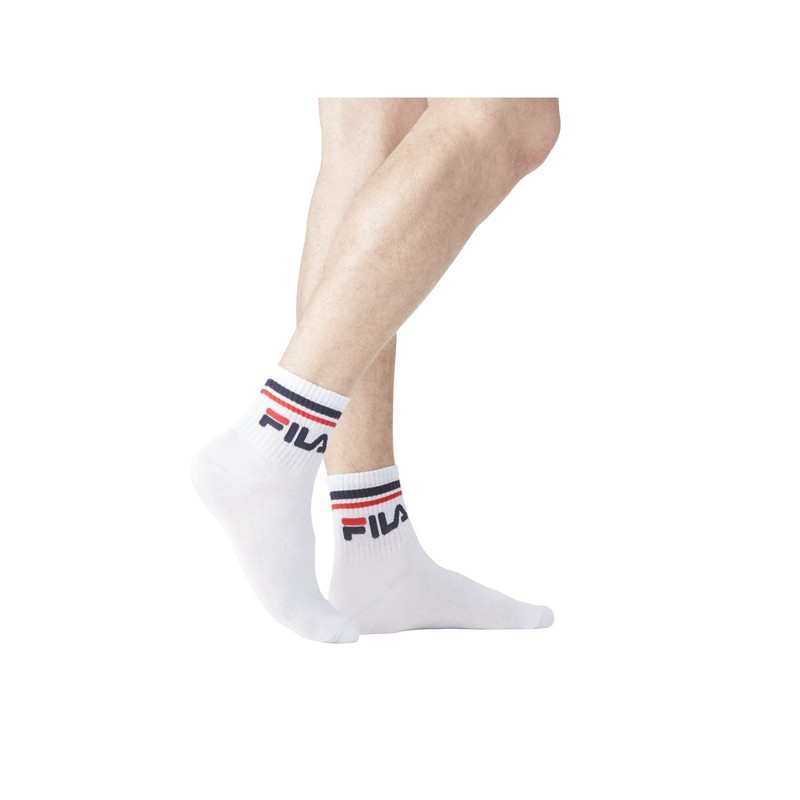 Fila F9398, Unisex Adult Socks, White, 43/46