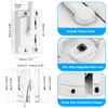 HIMOMO Window Sash Locks, 10 Pack Cam Action White Window