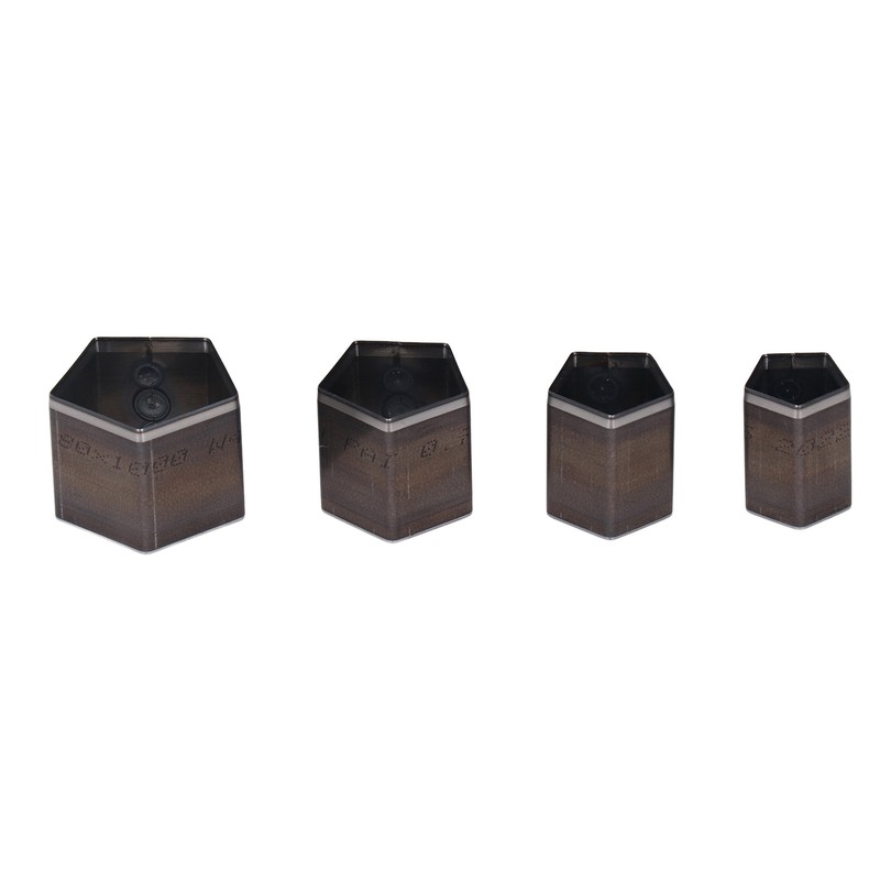 4Pcs Pentagon Cutting Punching Die Alloy Steel Leather Cutting Mold