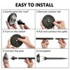 GIGALUMI 8 Pack Solar Pathway Lights, Solar Garden Lights Outdoor