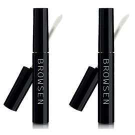 BROWSEN Eyebrow Beauty Serum, Developed by Eyebrow Specialty Shops, 0.2 fl oz (6 ml) x 2 Bottles, No Need to Fix Make-Up, Made in Japan