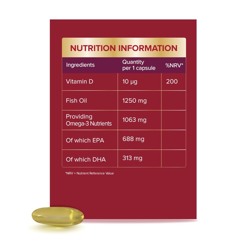 Seven Seas Omega-3 Fish Oil, Max Strength with Omega 3