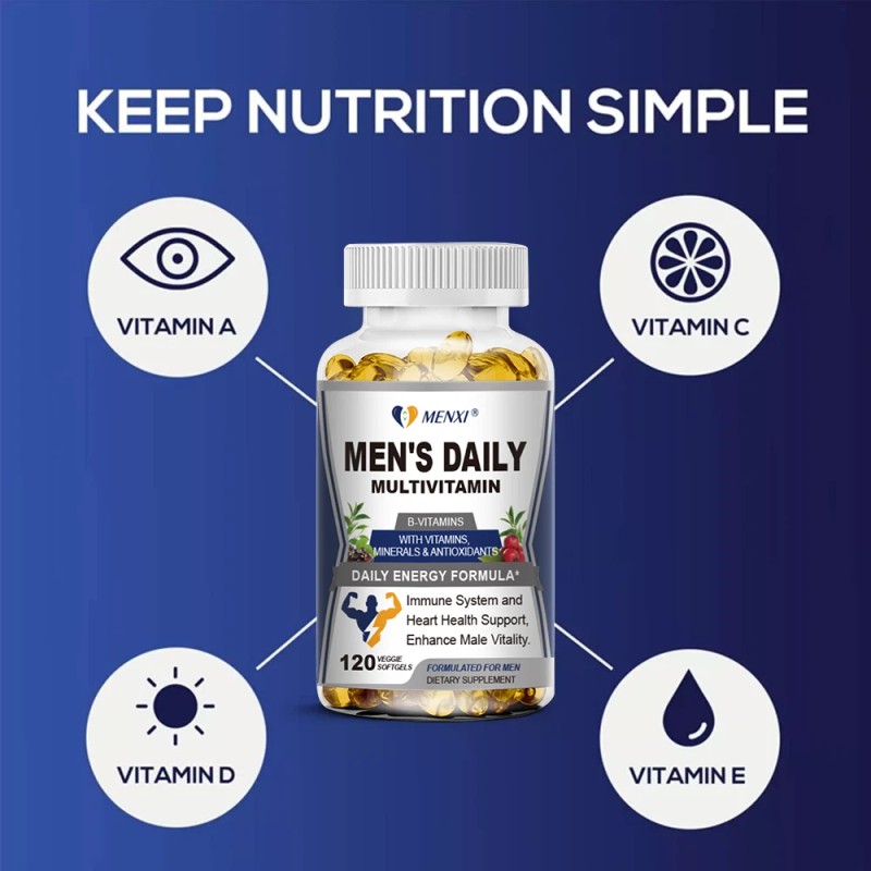 Multivitamin for Men - Mens Multivitamins for Daily Nutritional Support
