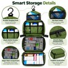 Hanging Toiletry Bag for Travel – Waterproof Foldable Organizer for
