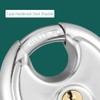 Guliffen Keyed Alike Discus Padlocks,Stainless Steel Disc Padlock with Same