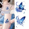 Tattoo Stickers Butterfly 2 Weeks 5pcs Waterproof Korean Tattoo Butterfly