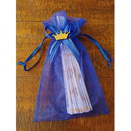 12 it's a boy King Royal Blue Baby Shower Fan Gift Organzas Quinceanera/Sweet 16
