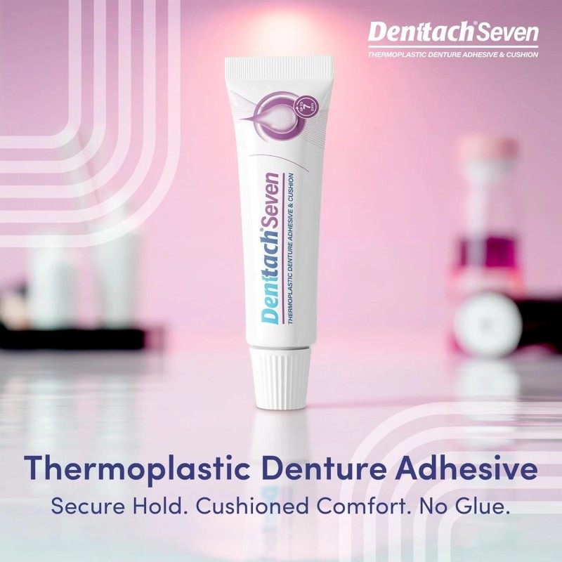 Denttach 5 Pack Denttach Seven Day Hold Thermoplastic Denture Adhesive
