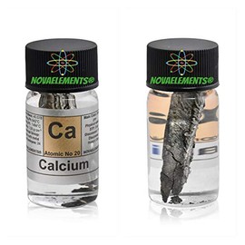Football Metal Element 20 Ca, Pellets 3 g 99.9% in Glass Ampoule with Label