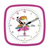 SELVA Quartz Alarm Clock Unicorn Ballerina Perfect for School Pink
