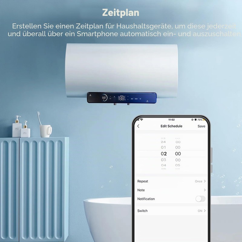eMylo Smart WiFi Energy Meter, Single-Phase DIN Rails LCD Digital
