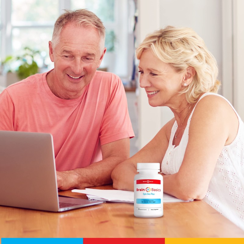 Brain Basics Opti Zinc Plus - Zinc Supplement with Quercetin,