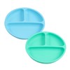 PAPU BABY Set de 2 Platos con divisiones circulares de