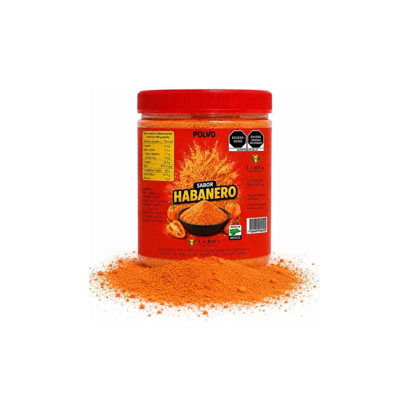 Polvo Sazonador Habanero 850 G Potencia Tu Sabor Al Máximo