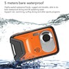 16.4 ft Underwater Camera, 21MP 1080P Waterproof Compact Portable Digital