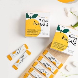 고흥 두힐 유자 유산균 2g x 30포 4박스 Goheung Doohill Yuzu Probiotic 2g x 30 Packs 4 Boxes