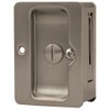 Tall Square Pocket Door Lock, Privacy (Bed/Bath) Latch, Satin Nickel by Stone Harbor Hardware