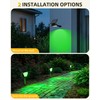 T-SUN Solar Lights Outdoor Waterproof IP65, 6Pack LED Solar Spot