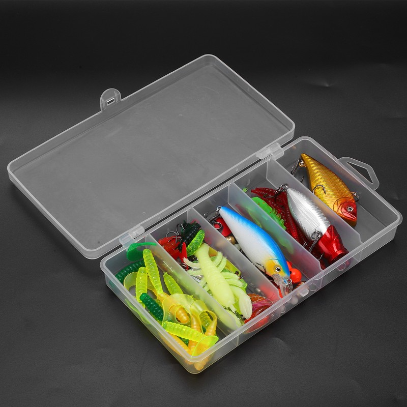 Fishing Tackle Set Soft and Hard Lure Baits Tackle Kit