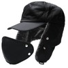 Larimar Men's Winter Flight Cap, Earmuffs, Cold Weather Hat, With