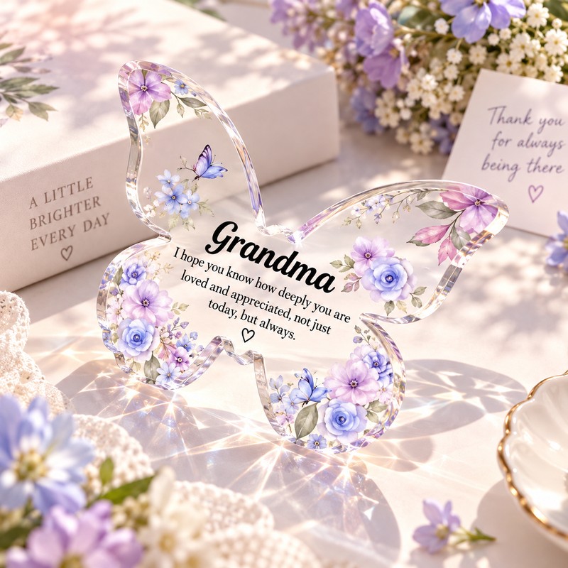 Grandma Acrylic Plaque for Birthday & Christmas Gifts – Heartfelt