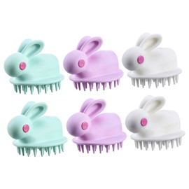 Baluue 6pcs Scalp Massage Brush Hair Shampoo Brush Hair Scalp Scrubber for Boys and Girls and Adults