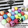 Purelis Bath Bombs Gift Set Of 24 Luxury Aromatherapy Bath
