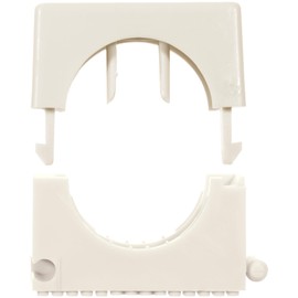 fischer Schelle SCH 812, Elastische Federzunge, Aufnahme von unterschiedlichen Kabeldurchmessern, Koppelung von bis zu drei Rohrclips, 100 Stück