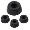 19mm Toilet Seat Buffer Pads Black Rubber Buffer Damper Toilet