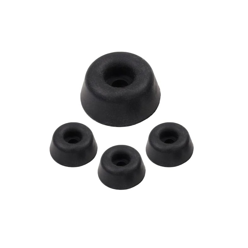 19mm Toilet Seat Buffer Pads Black Rubber Buffer Damper Toilet