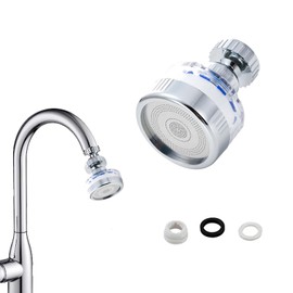 Lixiongbao 360 Rotating Sink Water Faucet Filter,Kitchen Faucet Water Filter, Removes Ru...