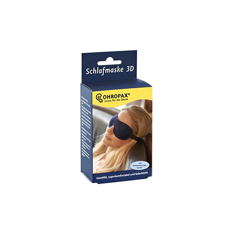 Ohropax Sleeping Mask 3D Blue Pack of 1
