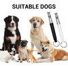 QIYUDA 2 Pcs Dog Whistle with Lanyard, Adjustable Ultrasonic Silent